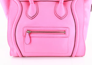 Celine Mini Luggage Neon Pink