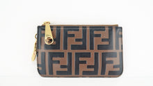 Load image into Gallery viewer, Fendi F is Fendi Key Case Pouch Brown