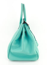 Load image into Gallery viewer, Hermes Togo Birkin 35 Bleu Saint Cyr Gold