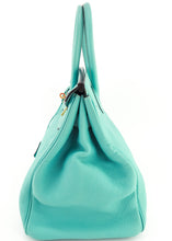 Load image into Gallery viewer, Hermes Togo Birkin 35 Bleu Saint Cyr Gold
