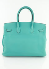 Load image into Gallery viewer, Hermes Togo Birkin 35 Bleu Saint Cyr Gold