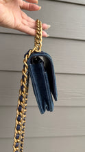 Load image into Gallery viewer, Chanel 19 Denim Wallet on a Chain