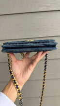 Load image into Gallery viewer, Chanel 19 Denim Wallet on a Chain