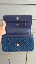 Load image into Gallery viewer, Chanel 19 Denim Wallet on a Chain