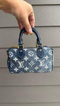 Load image into Gallery viewer, Louis Vuitton Monogram Speedy Nano Bandouliere Denim