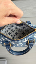 Load image into Gallery viewer, Louis Vuitton Monogram Speedy Nano Bandouliere Denim