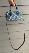 Load image into Gallery viewer, Louis Vuitton Monogram Speedy Nano Bandouliere Denim