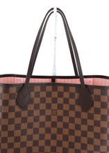 Load image into Gallery viewer, Louis Vuitton Damier Ebene Neverfull MM Rose Ballerine