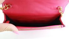 Load image into Gallery viewer, Saint Laurent Cassandra Wallet on Chain Pink