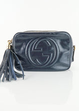Load image into Gallery viewer, Gucci Patent Leather Soho Disco Navy