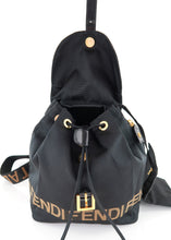 Load image into Gallery viewer, Fendi Vintage 1925 Roma Nylon Backpack Black