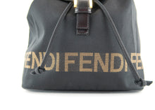 Load image into Gallery viewer, Fendi Vintage 1925 Roma Nylon Backpack Black