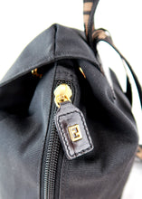 Load image into Gallery viewer, Fendi Vintage 1925 Roma Nylon Backpack Black
