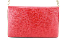 Load image into Gallery viewer, Gucci Calfskin Wallet on Chain Red
