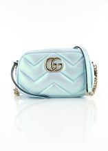 Load image into Gallery viewer, Gucci Marmont Small Shoulder Bag Iridescent Blue