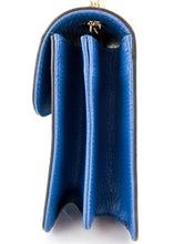 Load image into Gallery viewer, Gucci Calfskin Wallet on a Chain Blue
