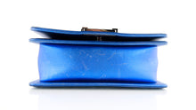 Load image into Gallery viewer, Chanel Quilted Patent Small Boy Flap Blue