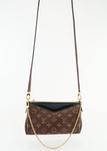 Load image into Gallery viewer, Louis Vuitton Monogram Pallas Clutch Black