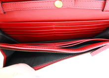 Load image into Gallery viewer, Gucci Lady Web Canvas Wallet on Chain Red