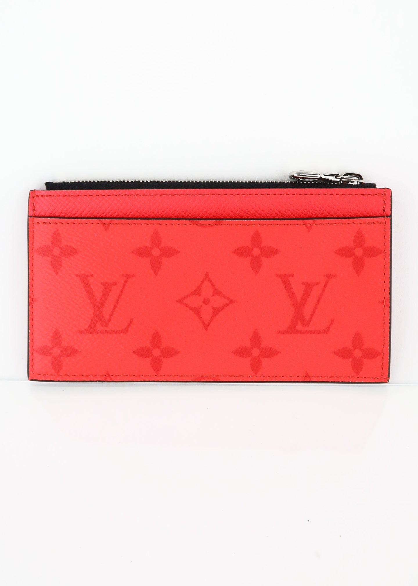 Louis Vuitton Taigarama Coin Card Red