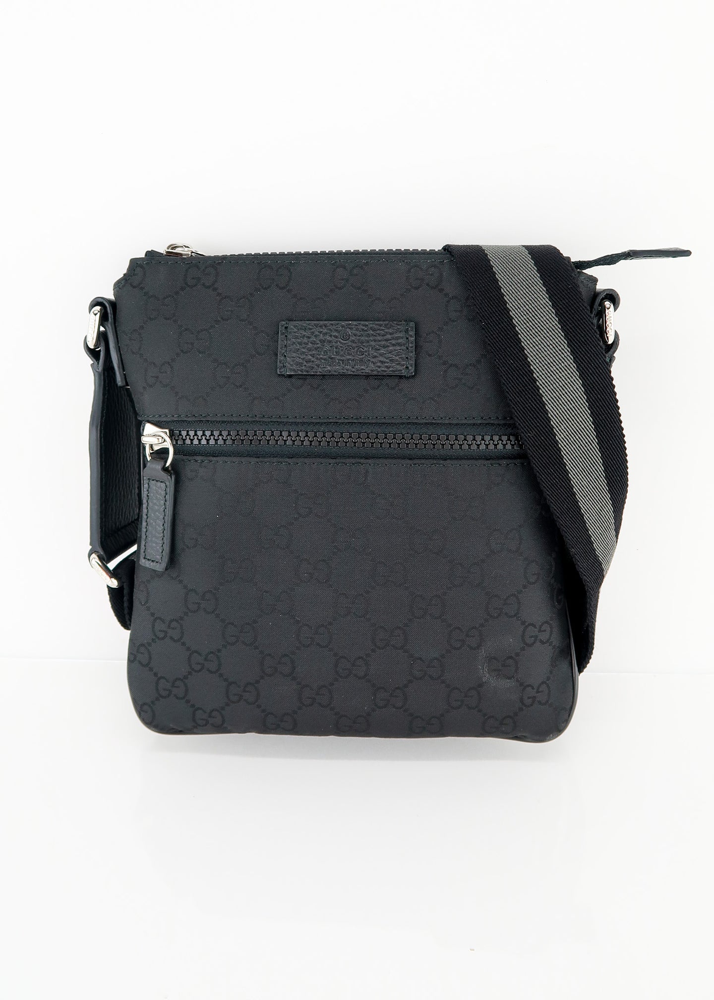 Gucci Canvas Sherry Crossbody Black