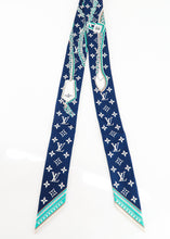 Load image into Gallery viewer, Louis Vuitton Silk Bandeau Blue