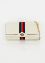 Load image into Gallery viewer, Gucci Calfskin Ophidia Wallet on Chain Ivory