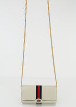 Load image into Gallery viewer, Gucci Calfskin Ophidia Wallet on Chain Ivory