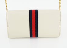 Load image into Gallery viewer, Gucci Calfskin Ophidia Wallet on Chain Ivory