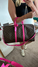 Load image into Gallery viewer, Louis Vuitton Colormania Monogram Keepall 50 Bandouliere Pink