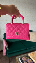 Load image into Gallery viewer, Chanel Caviar Mini Coco Handle Pink