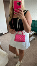 Load image into Gallery viewer, Chanel Caviar Mini Coco Handle Pink