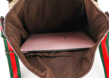 Load image into Gallery viewer, Gucci Canvas Sherry Messenger Flap