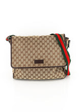 Load image into Gallery viewer, Gucci Canvas Sherry Messenger Flap