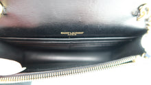 Load image into Gallery viewer, Saint Laurent Kate Wallet on a Chain Navy Glitter