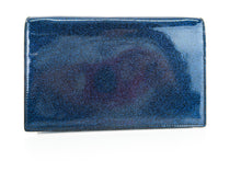 Load image into Gallery viewer, Saint Laurent Kate Wallet on a Chain Navy Glitter