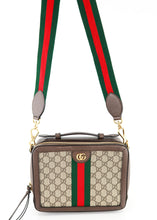 Load image into Gallery viewer, Gucci Supreme Canvas Square Ophidia Crossbody