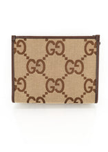 Load image into Gallery viewer, Gucci Canvas Jumbo Monogram Clutch Pouch