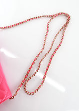 Load image into Gallery viewer, Chanel Patent Leather Wallet on a Chain Hot Pink