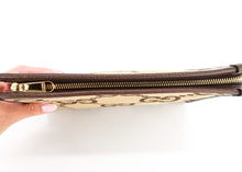 Load image into Gallery viewer, Gucci Canvas Jumbo Monogram Clutch Pouch