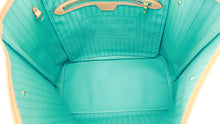 Load image into Gallery viewer, Louis Vuitton Monogram Neverfull MM Turquoise Full Set