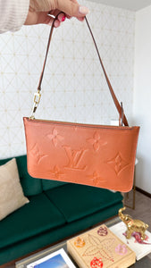 Louis Vuitton Empreinte Neverfull Pochette Cognac