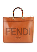 Load image into Gallery viewer, Fendi Medium Sunshine Shopper Tote Tan