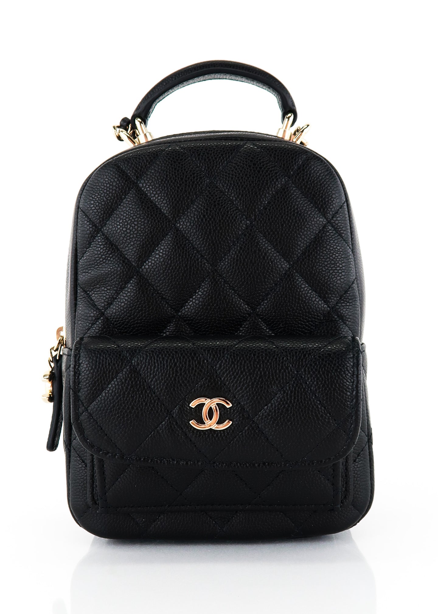 Chanel Caviar Quilted Mini Classic Backpack Black