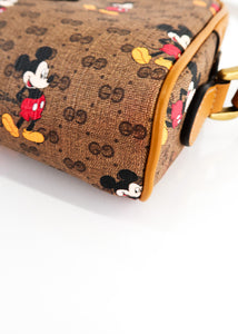 Gucci X Disney Mini Vintage GG Supreme Monogram Shoulder Bag