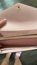 Load image into Gallery viewer, Louis Vuitton Monogram Sarah Wallet Rose Ballerine