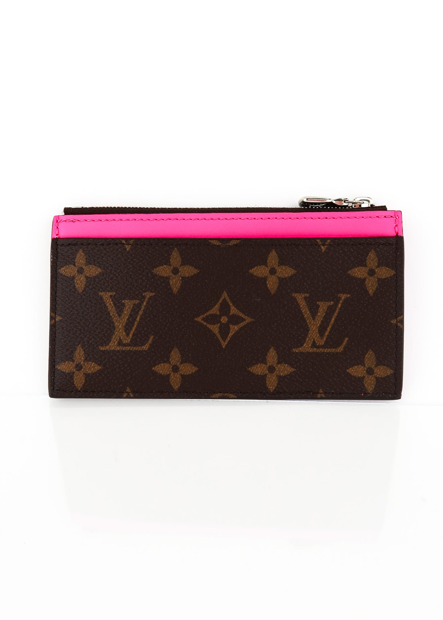 Louis Vuitton Monogram Coin Card Pink