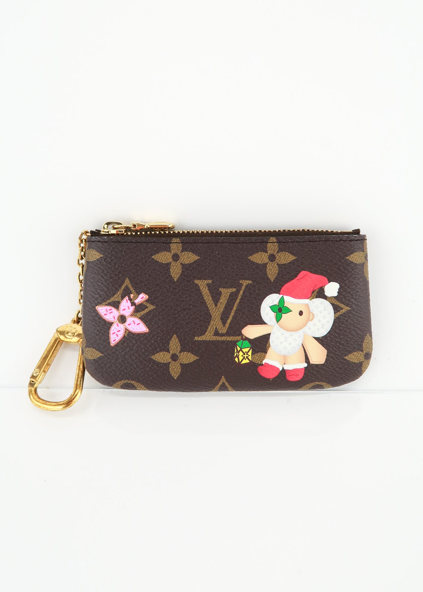 Louis Vuitton Monogram Holiday Cles Key Pouch