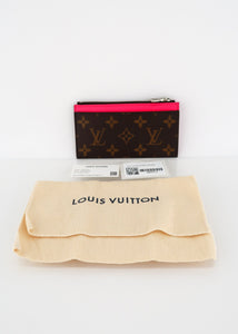 Louis Vuitton Monogram Coin Card Pink