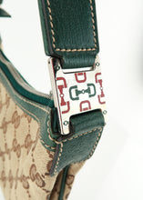 Load image into Gallery viewer, Gucci Monogram Mini Hobo Green